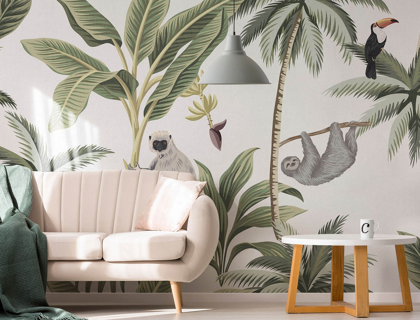 How to get the mural look with hand-painted, large-scale wallpaper | House  & Garden