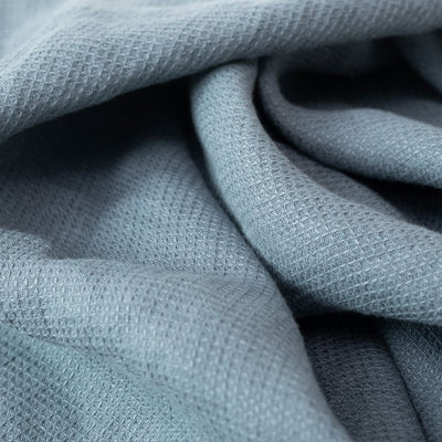 Blue Fog Linen Fine Waffle Towel