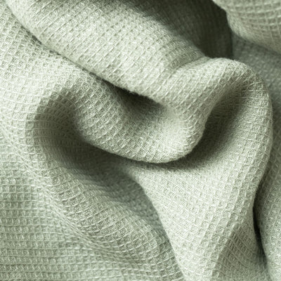 Sage Linen Fine Waffle Towel