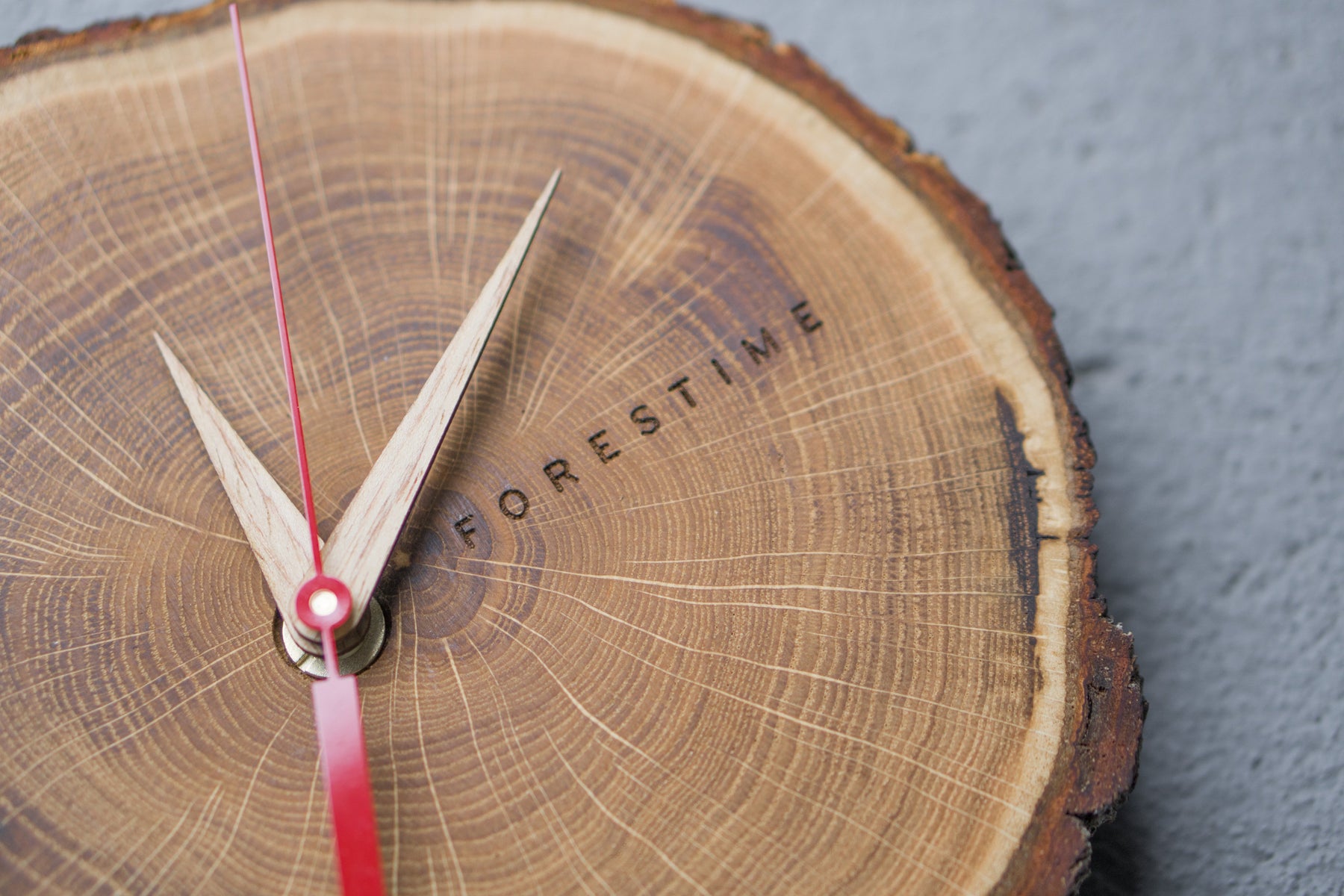 Laika Oak Slice Table Clock: Home Goods